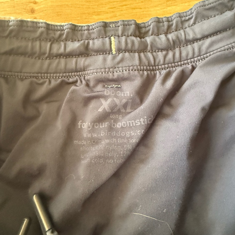 Bird Dogs Shorts Mens XL Off White Lined Athletic Casual Stretch Drawstring - Picture 3 of 5